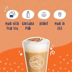 Pumpkin Pie Chai Tea Latte Beverage Mix, 3.5 Pound (Pack of 4)