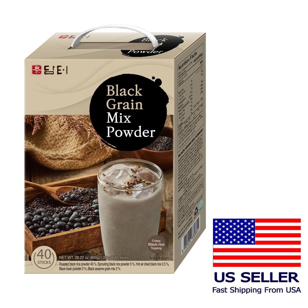 Damtuh Korean Black Grain Mix Powdered Tea 40 pcs x 1 Box