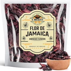 Hibiscus Flower Cut Sifted – Organic, Natural – Flor de De Jamaica –