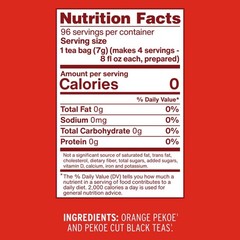 Unsweetened Iced Tea Bags, Family Size 24ct – Organic Black Tea Refreshment