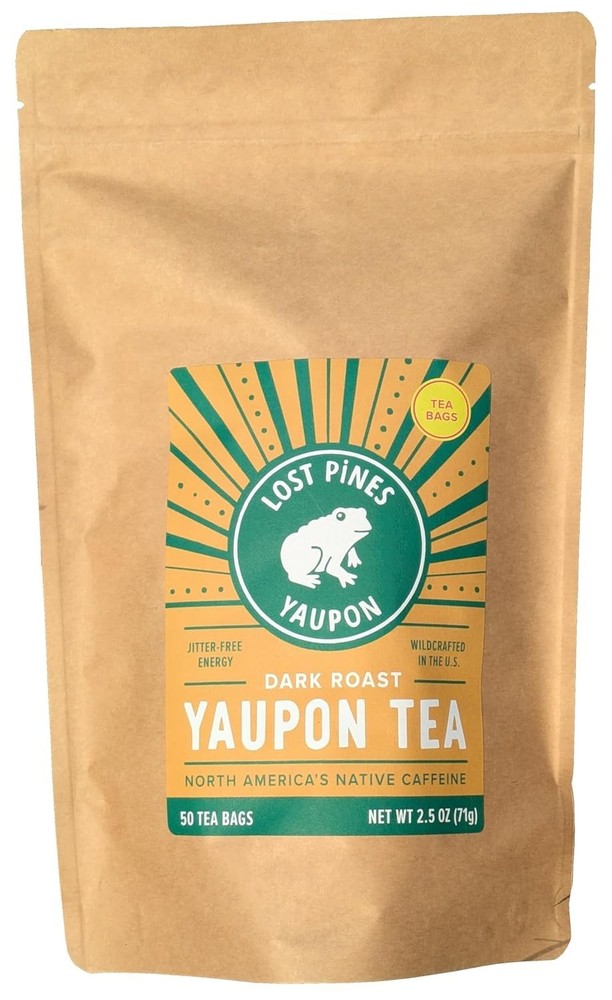 Yaupon Tea Bags – Dark Roast – Lost Pines Yaupon Tea – Regenerative Foraged
