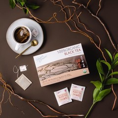100% Organic Black Tea-100 Tea Bags Each Box -invigorating Tea