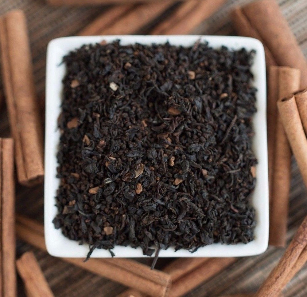 Cinnamon Black Organic Tea – choose loose leaf or in tea bags – naturally sweet