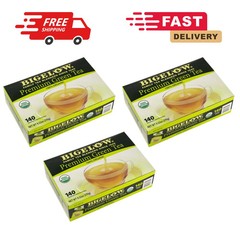 3 Pack – Bigelow Premium Organic Green Tea (140 Ct.)