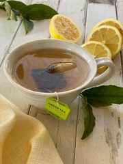 Refreshing Lemon Infused Green Tea Bags, 120 Count