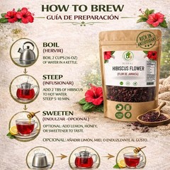 Flor de Jamaica – 4 oz Dried Hibiscus Flowers–Loose Leaf Herbal Tea Bexpertsusa