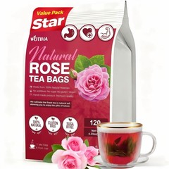 4.23oz/120g Premium Rose Tea Loose Leaf 100% Natural Food Grade Dried Rose B…