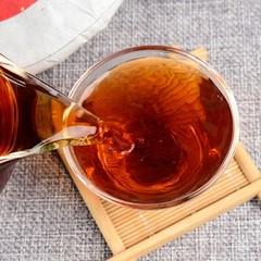 357g Yunnan Pu Erh Tea Menghai Qizi Cake Ripe Cake Tea Pu Erh Tea Cake