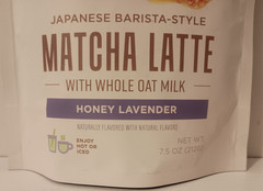Karma Kitchen Japanese Barista-Style Honey Lavender Matcha Latte w/ Oat Milk