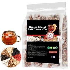 Ginseng-infused Eight Treasure Tea Kidney Ginseng Wolfberry Mulberry Health