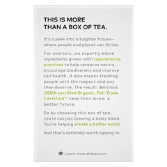 Tea Bags Green Tea Regenerative Organic Zen Tea 16 Count