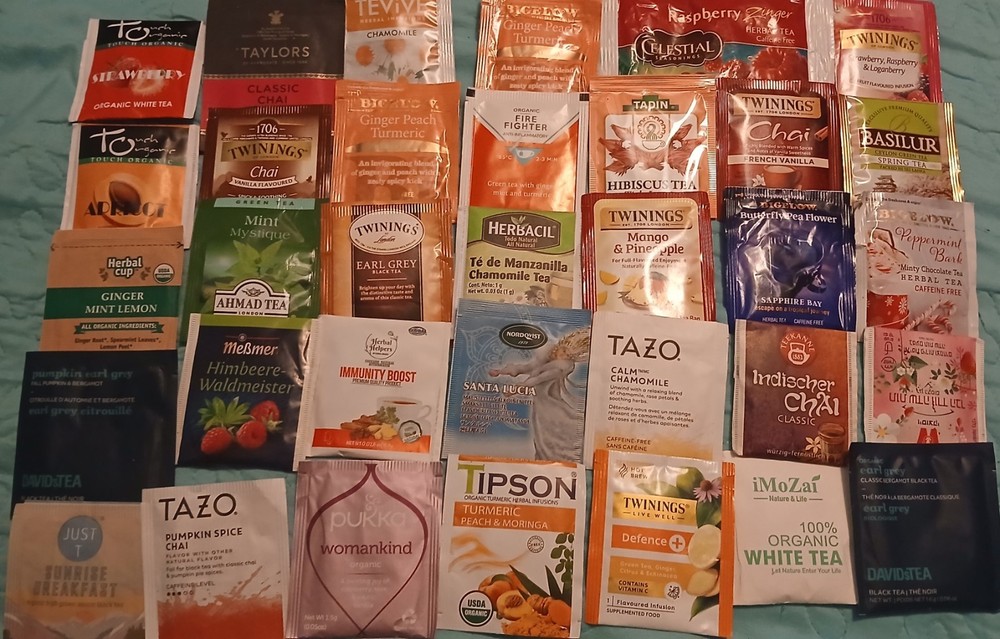 Random Chosen 20 Tea Bags From DifferentCountries/USA Seller/FREE Ship