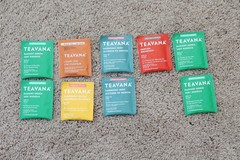 STARBUCKS TEAVANA Tea Bag Lot of 41 Sachets Mix of 5 Flavors for Tea Lovers