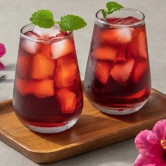 Dried Hibiscus Flower Tea,Hibiscus Tea Blend for Iced Tea,Agua de Jamaica 75bags
