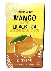 3 Packs Trader Joe’s Mango Flavored Black Tea 20 Tea bags Each, Total 60 bags