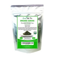 Organic Japanese style green tea premium sencha loose leaf tea 1/2 LB bag