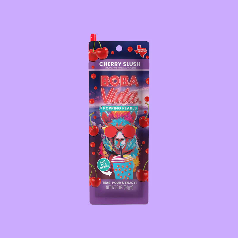 Bobavida Popping Boba Cherry Slush 84g (United States)