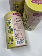 BREW LA LA 🫖 ORGANIC CHAMOMILE LEMON GREEN TEA 🫖 3 Containers = 120 Tea Bags