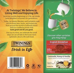 Twinings of London Irish Breakfast Black Tea Bags, 100 Count Box 12/10/2028