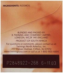 Twinings Tea Red African Rooibos Tea, 20 ct