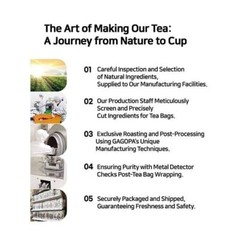 [GAGOPA] 100% Pure Bellflower Root Herbal Tea 1g x 12 Teabags (5-Pack, 60ea)