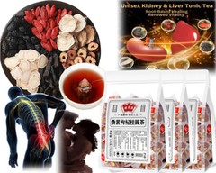 Ginseng Five Treasures Tea Kidney Tea, Natural Organic Kidney Cleanse Detox Tea