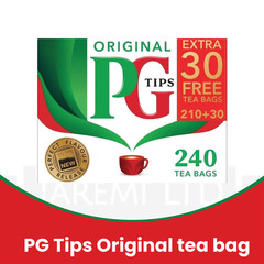 PG Tips 240 Tea Bags Pack of 2 – Damaged Box, Open Packaging, Fresh Inside