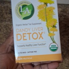 LA Dandy Liver Detox Herbal Tea USDA Organic Caffeine Free Pantry Tea & Infusion