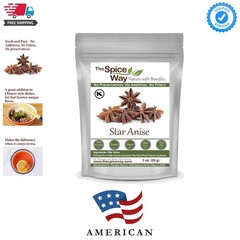 Star Anise – whole star anise 3 oz great for baking and tea
