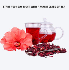 Dried Hibiscus Flowers _ 1Lb Whole Petals, Flor De Jamaica- by in Resealable Ba
