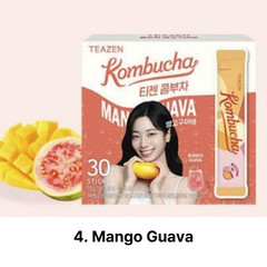Teazen Kombucha 5g x 30ea Prebiotic Tea K-Food TWICE Official Model Sugar Free