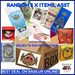 BASILUR TEA Collection , MYSTERY BOX, 5 PACK AMAZON DEAL , GIFT PACK DEAL