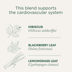 Mindfully-Made Organic Hibiscus Tea – 16 Count – Supports Heart Health Naturally