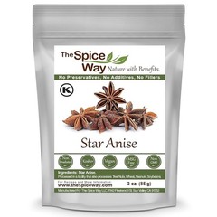 Star Anise – whole star anise 3 oz great for baking and tea