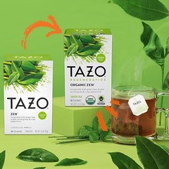 Tea Bags Green Tea Regenerative Organic Zen Tea 16 Count