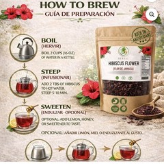 Back To Basics 4 Oz 100% Premium Dried Hibiscus Flowers Tea,Jaimaica Tea