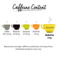 Herbal Tea, Caffeine Free Tea with Lemon, 20 Count Box Pack of 6 120 Total Bags