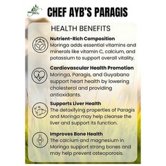 Chef Ayb’s Paragis with Moringa and Guyabano Tea (20 Tea bags)