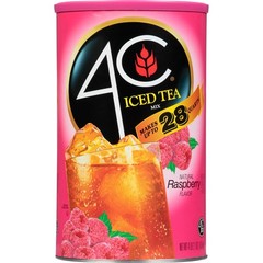 (4 pack) 4C Raspberry Iced Tea Mix, 66.1 oz, 1 Ct