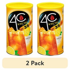 (2 pack) 4C Lemon Iced Tea Mix, 82.6oz