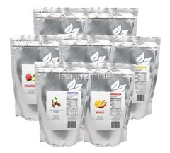 Tea Zone Premium Powder Mix Bubble Tea Boba Smoothies 2.2 Lbs.Assorted Flavors
