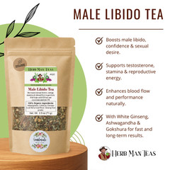 MALE LIBIDO TEA – Male Libido enhancement with KOREAN GINSENG