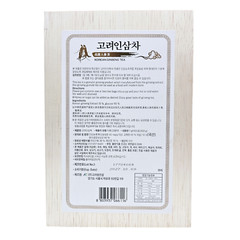100 Tea bags, Korean Ginseng Tea Sealed in Wooden Case, Free Shipping, US Seller