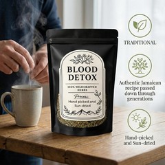 KOVGOCY Blood Detox Tea Lotus Flower Cinnamon Yushu Wildcrafted Herbs 30 Bags