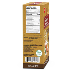 Honey Ginger Instant Tea Powder 20Pk Cinnamon Flavor Caffeine Free Drink