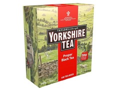 Black Tea Bags Yorkshire Red 100 Count Refreshing Classic Breakfast Blend