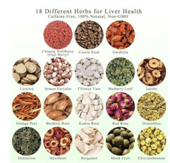Liver Detox Tea Liver Cleanse Tea for Liver Support 18 Flavors Chrysanthemum tea