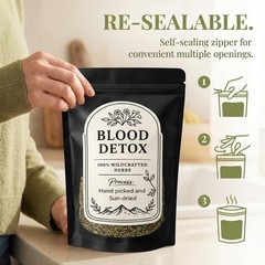KOVGOCY Blood Detox Tea Lotus Flower Cinnamon Yushu Wildcrafted Herbs 30 Bags