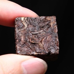 1Pc/Cup Mini Brick Tea Ripe Puerh Tea Yunnan Bulk Bohai Square Puer Tea 50g-500g