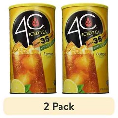 4C Lemon Iced Tea Mix, 35-Qt. (82.6 oz) – (2 Pack) Refreshing Citrus Flavor,